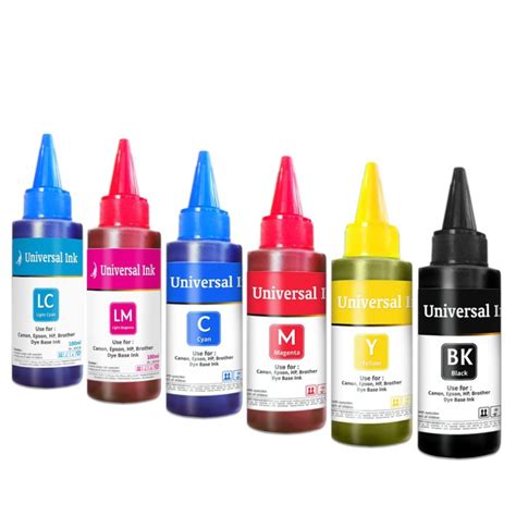 Saya punya solusinya yang sering saya praktekkan sendiri. Tinta Universal Ink Black 100ml, Tinta Dye Base | Shopee ...
