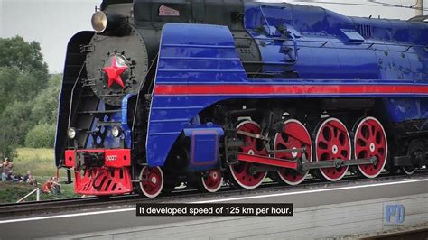 Russian Steam Locomotive P36 Dynamic Exposition Youtube