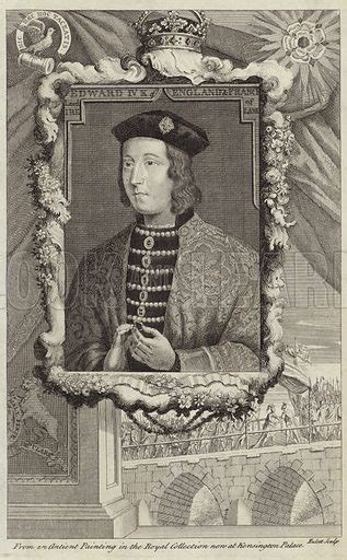 Portrait Of Edward Iv Of England Stock Image Look And Learn
