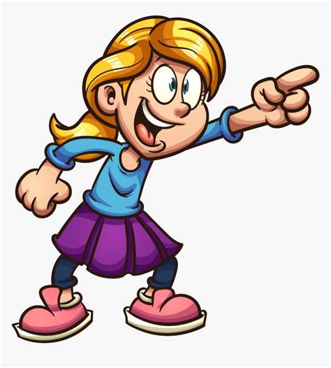 Pointing Character Clipart