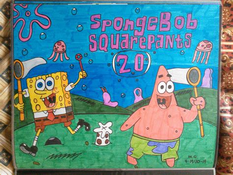 Spongebob Squarepants 20th Anniversary By Forceuser77 On Deviantart