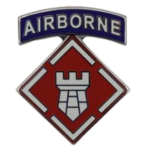 20th Engineer With Tab Brigade Combat Service Identification Badge Csib