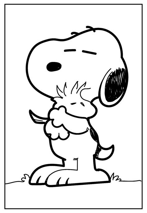 Desenhos De Snoopy Para Colorir Bora Colorir