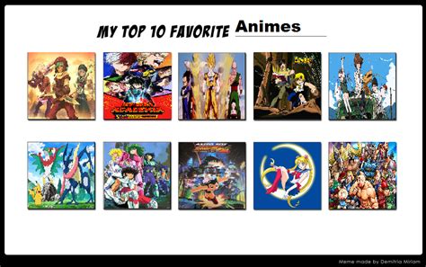 My Top 10 Favorite Animes By Supermariomaster170 On Deviantart