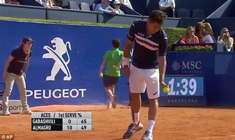 Barcelona Open Video Footage Captures Embarrassing Moment Tennis Ball