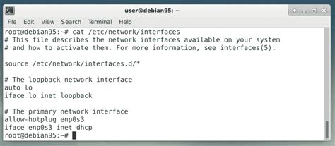 Debian Network Interface Setup
