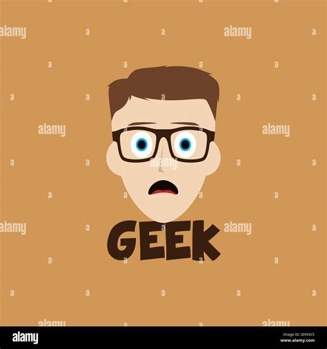 Geek Guy Stock Vector Image And Art Alamy