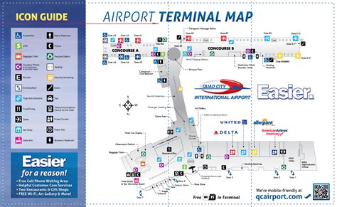 Atlanta Airport Terminal Map For Delta