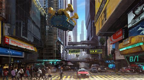 Downtown By Cyberpunk 2077 Rimaginarycityscapes