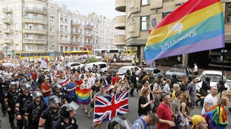 War Veterans Join Biggest Gay Pride March In Ukraine Euractiv