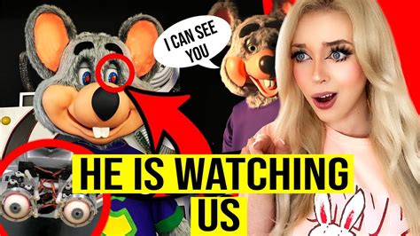 Chuck E Cheese Animatronics Are Watching Us Hidden Cameras In Eyes Scary Youtube
