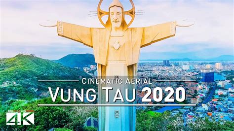 【4k】drone Footage Vung Tau Vietnam 2019 Biggest Jesus Christ