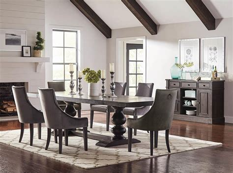 Related searches used dining room set importers total records 43. Coaster | 121231 Phelps Formal Dining Room Set Grey | Free ...