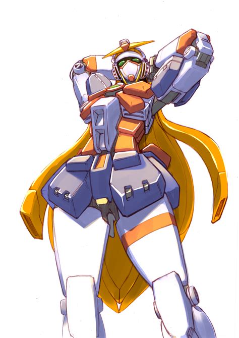 L A R C Nobel Gundam G Gundam Gundam Bad Id Bad Pixiv Id Highres 1990s Style Arms