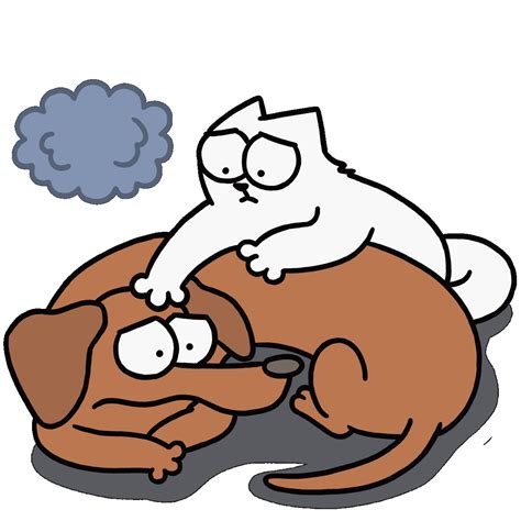 Sad Cats And Dogs Sticker By Simons Cat For Ios And Android Giphy
