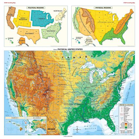 United States Physical Map Usa Map Physical Map Map Images And Photos