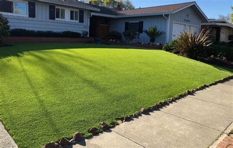 Exciting Artificial Grass Front Yard Landscaping Ideas In Atlanta
