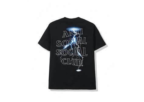 Anti Social Social Club Twister Tee Fw19 Black Mens Fw19 Us