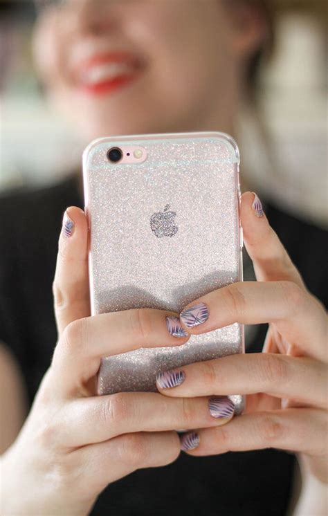 Super Simple Diy Glitter Phone Cases Persia Lou