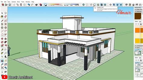 3d Home Design In Skechup Sketchup Tutorial Sketchup Modeling Youtube
