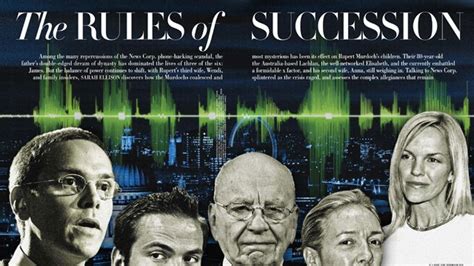 The succession to the throne is regulated not only through descent, but also by parliamentary the order of succession is the sequence of members of the royal family in the order in which they stand. Murdoch Clan Met with Family Therapist to Discuss News ...
