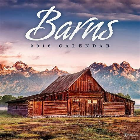 2018 Barns Wall Calendar