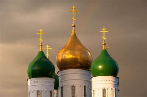 Premium Photo View Of The Architecture Inside The Kolomna Kremlin