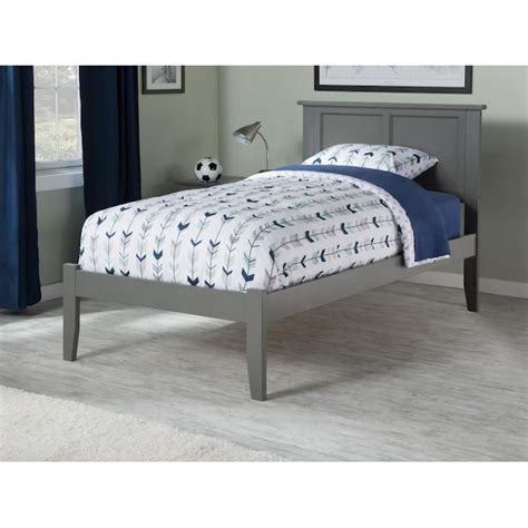 Afi Furnishings Madison Grey Twin Wood Platform Bed In The Beds