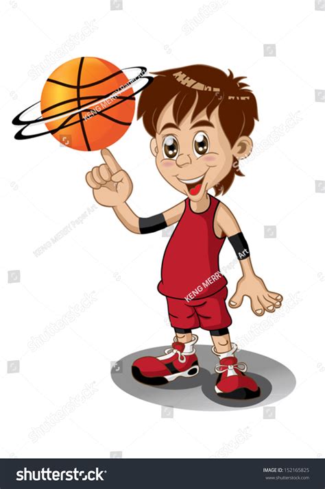 Illustration Of Cartoon Basketball Player 152165825 Shutterstock