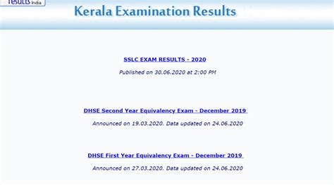 Official mobile application for inquiring sslc results 2020. Kerala DHSE +2 results 2020 to be released in a few ...