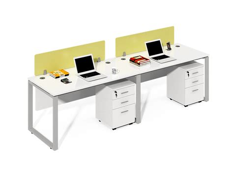 4 Person Straight Desk Open Office Workstation With Panels Cf Ly3212w