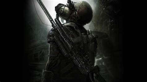 Video Games Gas Masks Sniper Rifles Science Fiction