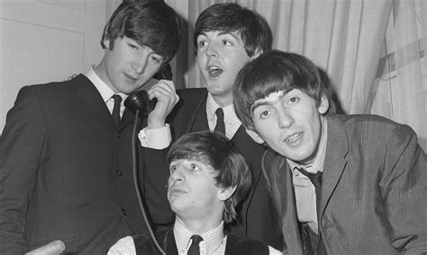The Beatles During A New York Press Conference On Tour In The Usa February 1964