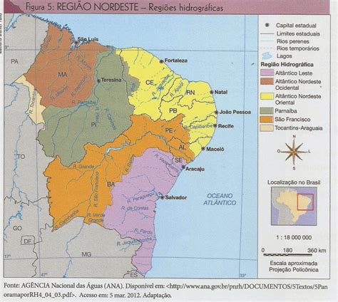 A Geografia Como Protagonista Mapas Do Nordeste Sub Regiões Regiões