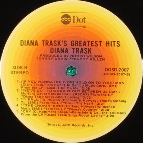 Diana Trask Diana Trasks Greatest Hits Lp Comp Akerrecordsnl