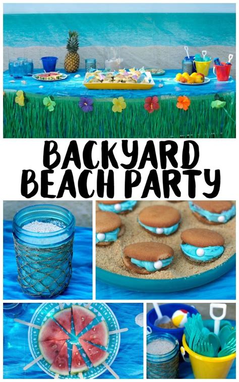 Backyard Beach Party Ideas Beach Birthday Party Beach Theme