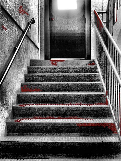 Bloody Stairs With Door By Moon Willowstock On Deviantart