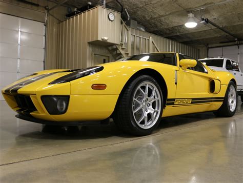 2005 Ford Gt Speed Yellow Only 1k Miles Yellow Ford Gt Elite Autos