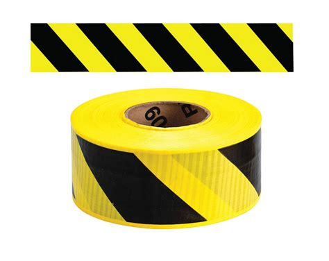 Barricade Tape Yellowblack Stripe 3 Mil Live Action Safety