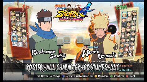 Naruto Ultimate Ninja Storm 4 Full Character Roster Mod