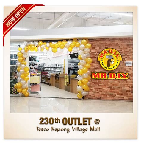 3 storey shop 1st floor at sri petaling, kl for rent. BestLah: MR DIY @ Tesco Kepong Village Mall - 1400 FREE ...