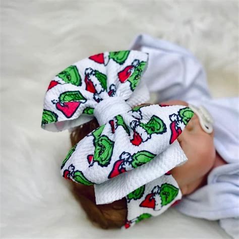 Grinchy Christmas Stand Up Headwrap Permanently Sewn Etsy