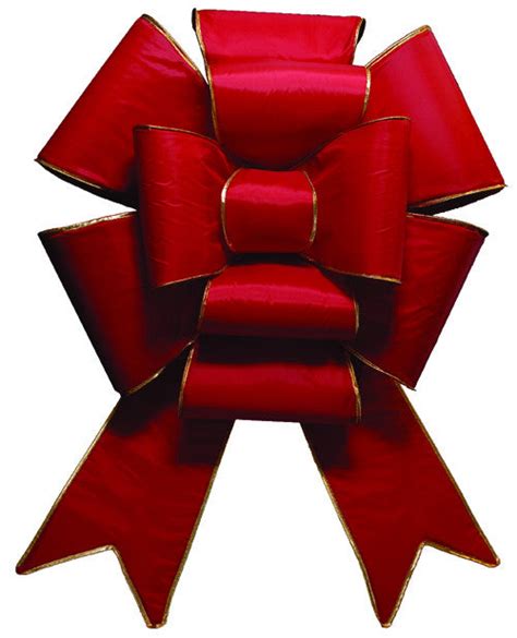 Red Multi Loop Puff Bow Commercial Christmas Supply Commercial Christmas Decorations For