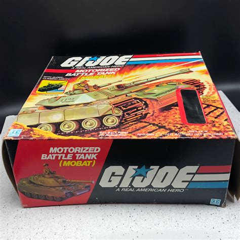 1982 Hasbro Vintage Gi Joe Toy Vehicle Box Motorized Battle Tank Mobat