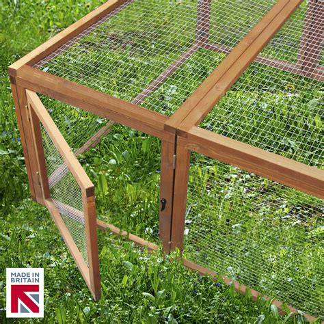 Home And Roost 4ft Folding Canterbury Rabbitguinea Pig Run