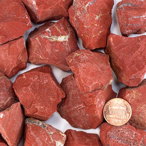Raw Red Jasper Natural Stone Rough Mineral Chunk Red Jasper Pieces For