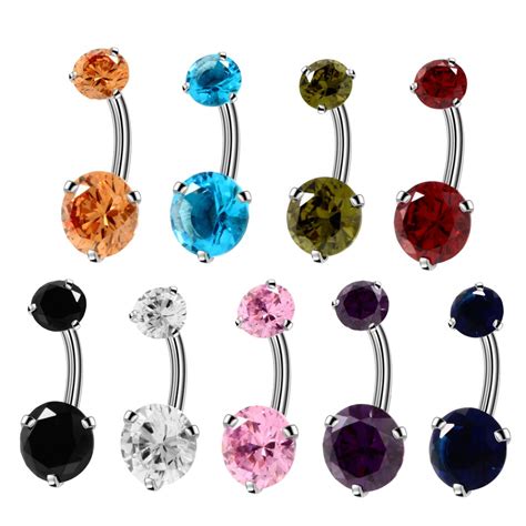 Swan Jo Stainless Steel New Style Navel Ring Piercing Belly Button