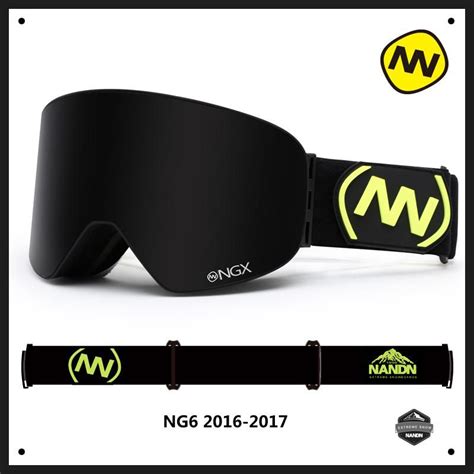Nandn Winter Professional Ski Goggles Anti Fog Double Lens Uv400 Skiing Snowboard Snow