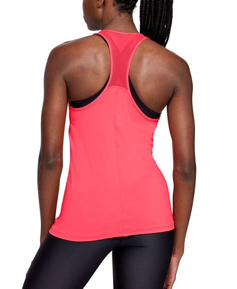 Under Armour Womens Fitted Racerback Tank Top And Reviews Women Macys