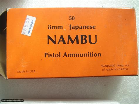 8mm Japaneese Nambu Pistol Ammunition For Sale Made By Midway Arms Usa